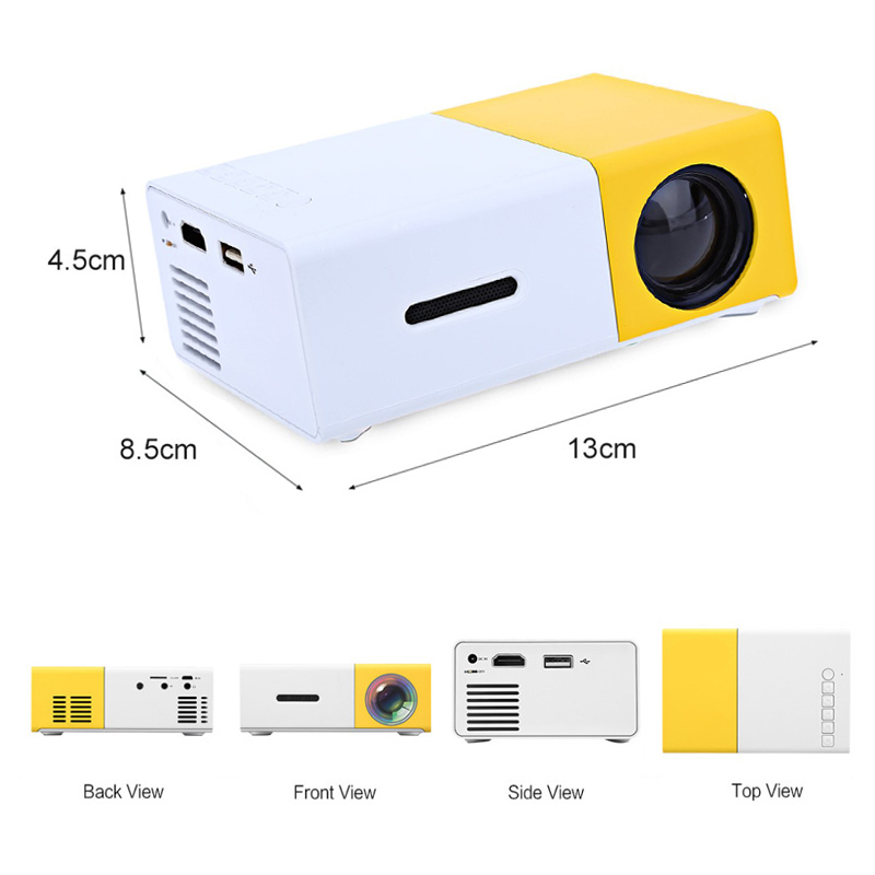 YG300 Portable Home Mini Projector