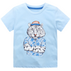 Boys Fashion T-Shirt Round Neck Cotton Fashion Cartoon Cool Print Short Sleeve Top