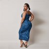 Women Sexy Plus Size Leopard Printing Slip Dress