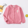 Kids Toddler Girls Boy Fashion Big-C Embroidered Cotton Cardigan Jacket