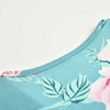 Chiffon Flower Printing Short Stretch Maternity Dress