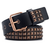 Unisex Vintage Punk Rivet Design Pu Belt