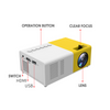 YG300 Portable Home Mini Projector