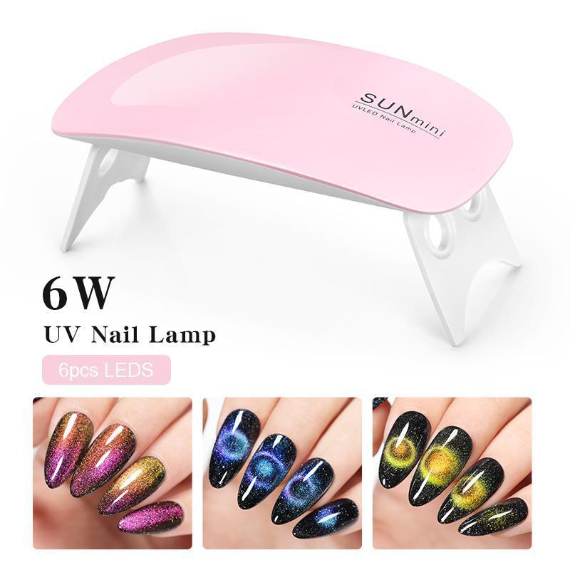 Mouse Mini Led Phototherapy Machine Usb Nail Drying Uv Baking Lamp Led Nail Polish Mini Nail Lamp ( 2 sets )