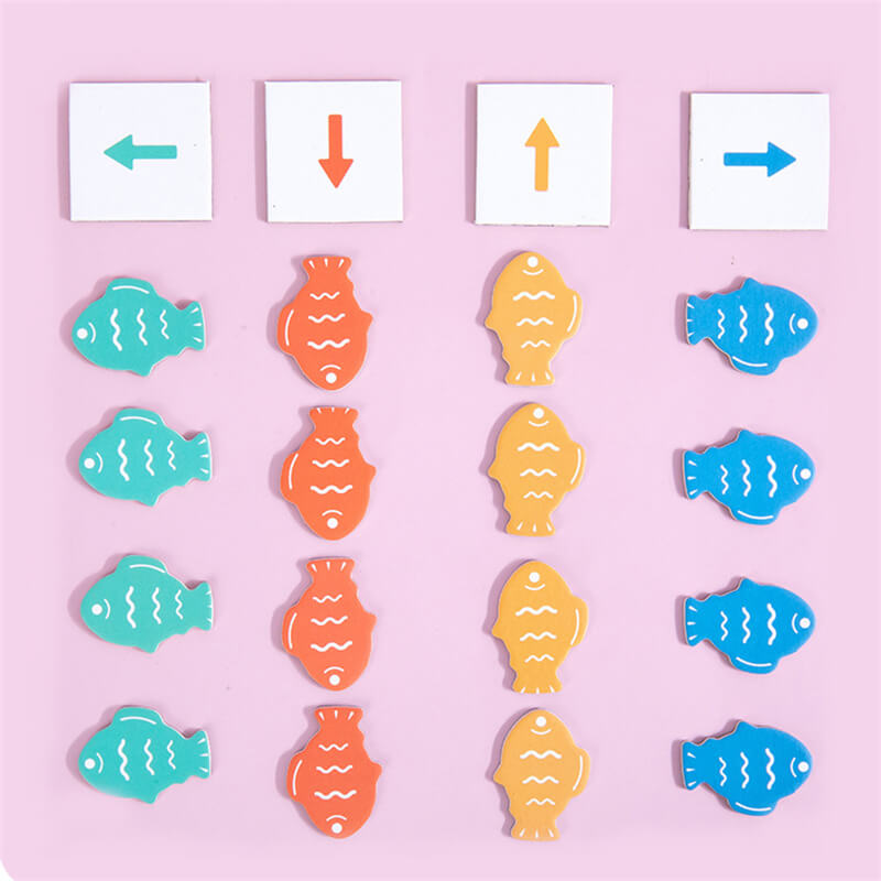 Kids Funny Fish Shape Cognitive Direction Educational Toy