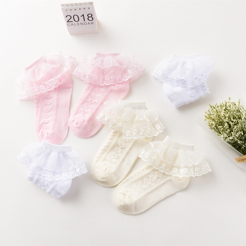 Kids Lace Socks White Lace Socks