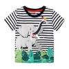 Boys Fashion T-Shirt Round Neck Cotton Fashion Cartoon Cool Print Short Sleeve Top