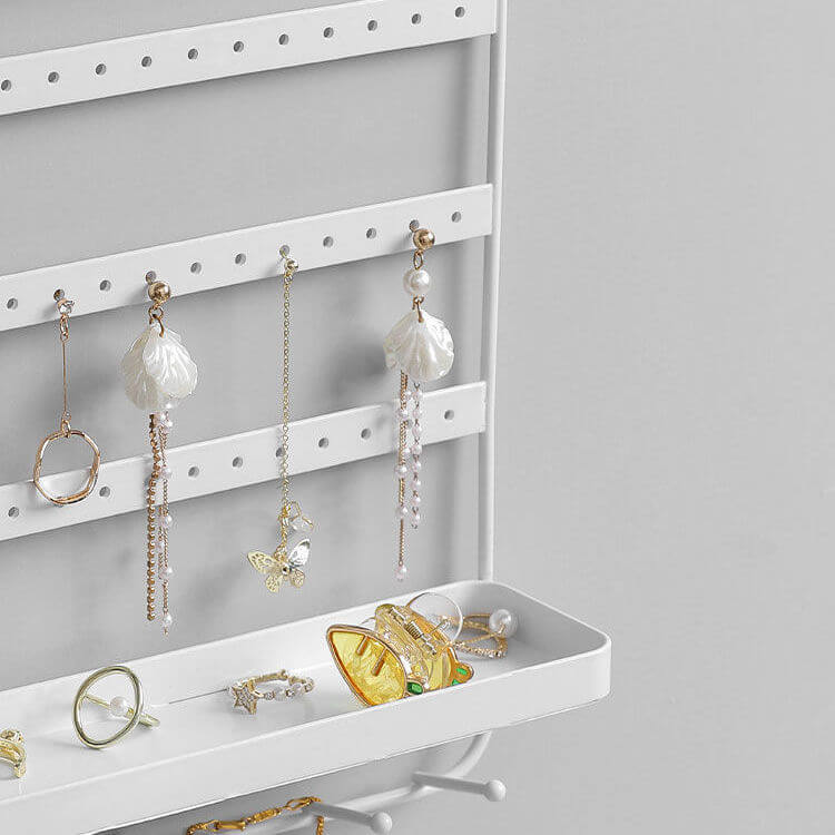 Unique Solid Color Wall Mounted Jewelry Display Rack