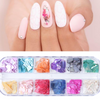 Abalone Shell Nails Stone Flakes Mermaid Gradient Fragment 3D Slices Flakes Nail Art