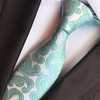 New Arrival Men Fashion Gift Box Set 8cm Polyester Jacquard Weave Tie Pocket Square