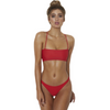 Women Sexy Solid Color Basic Spaghetti Strap Bandage Bikini Swimwear