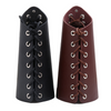 Unisex Punk Solid Color Lace-Up Design PU Arm Guard ( 2 sets )