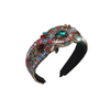 Women'S Fashion Super Flash Claw Chain Rhinestone Crossover Headband