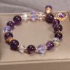 Women Fashion Creative Purple Rhinestone Beaded Bracelet