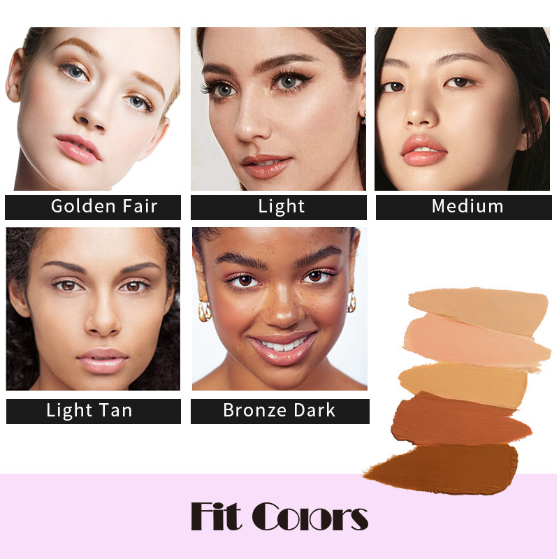 12 Color Concealer Natural Moisturizing Lasting Concealer Three-Dimensional Repair Foundation Cream