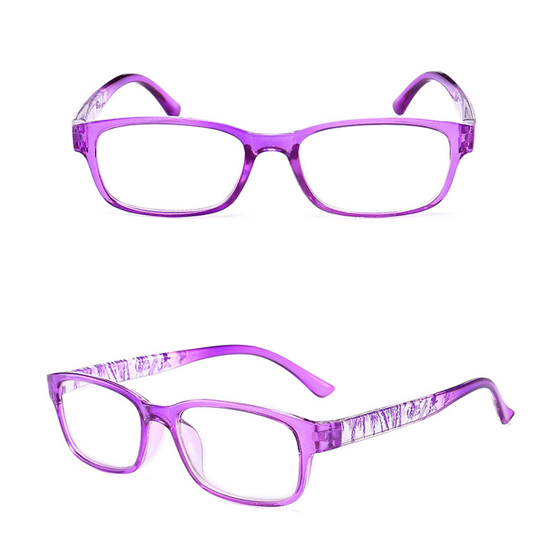 Fashion New Design Light Weight Transparent PC Frame HD Resin Lenses Oldman Reading Glasses