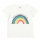 Children Kids Baby Fashion Girls Boys Basic Short Sleeve Letter Rainbow Print T-Shirt