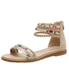 Plus Size Women Trendy Calico Resort Sandals