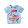 Children Kids Baby Fashion Boys Short Sleeve Cartoon Car Print T-Shirt