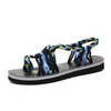 Plus Size Women Fashion Boho Flat Slip On Sandals