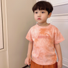 Toddler Kids Boy Fashion Tie Dye Print Short Sleeve Top