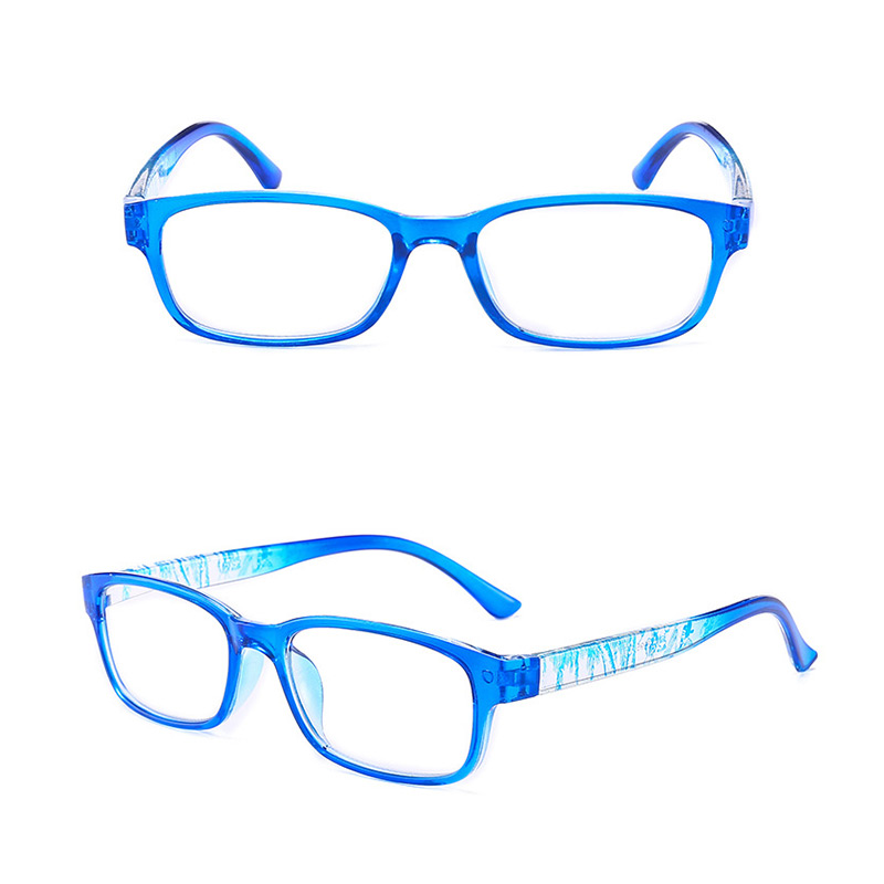 Fashion New Design Light Weight Transparent PC Frame HD Resin Lenses Oldman Reading Glasses