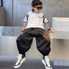 Boys Fashion Letter Printed Casual Pants