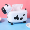 Cute Cow Shape Living Room Tissue Box