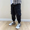 Boys Fashion Big Pocket Design Jogger Pants