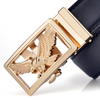 Men Fashion Eagle Pattern Automatic Buckle Belt