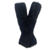 Women Autumn And Winter Solid Color Plush Feather Yarn Knit Thickening Leg Warmers