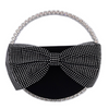 Women Fashion Valentine'S Day Bow Knot Diamond Acrylic Round Handbag