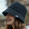 Women Fashion Solid Color Letter Embroidery Bucket Hat