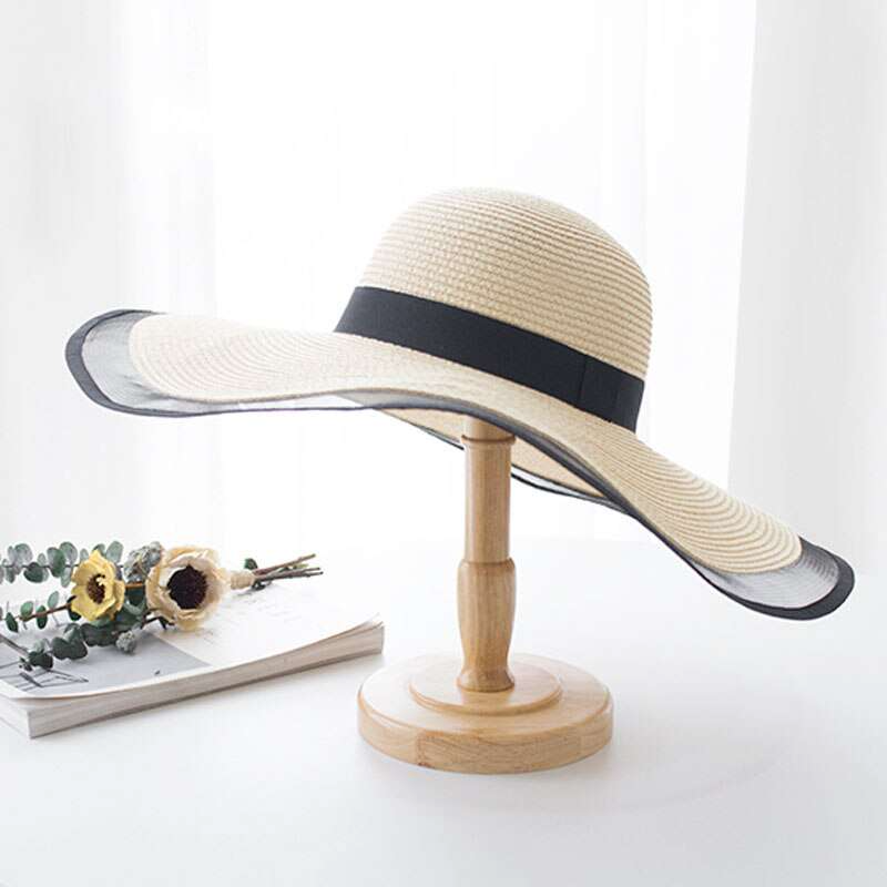 Women Summer Sunshade Large Brim Straw Hat