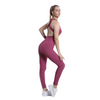 Women'S Sexy Back Fitness Exercise Hip Lifting Yoga Jumpsuit