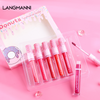 Women'S High Gloss Shiny Metallic Lip Glaze 6Pcs/Set