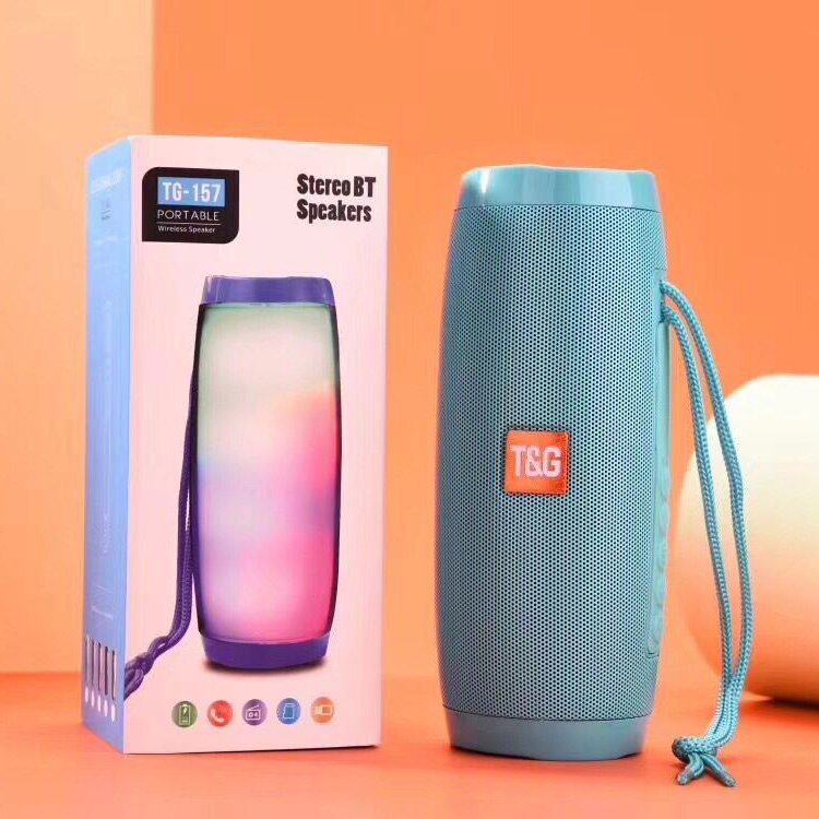 Portable Speaker Bluetooth Wireless Speaker With LED Light