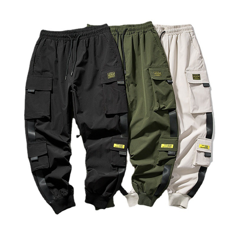 Men Casual Multi-Pocket Pants