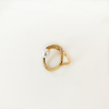 Women Simple Line Pearl Metal Ring ( 2 sets )