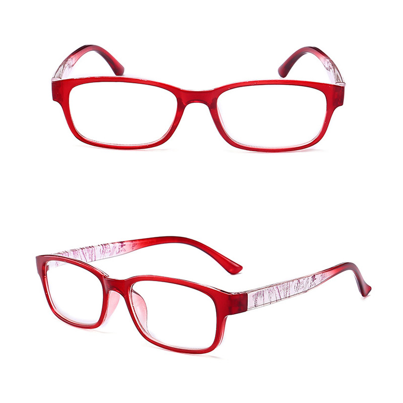 Fashion New Design Light Weight Transparent PC Frame HD Resin Lenses Oldman Reading Glasses