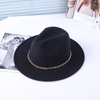 Women Fashion Chain Decoration Jazz Hat