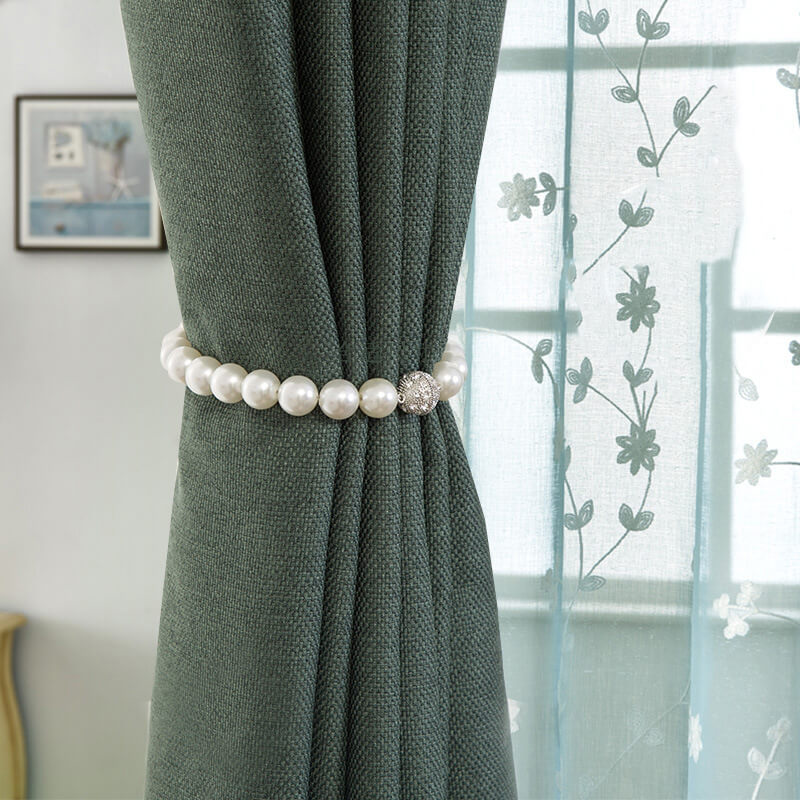 Creative Pearl Decor Curtain Tieback ( 2 sets )