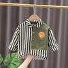 Kids Toddler Boy Fashion Stripe Shirt