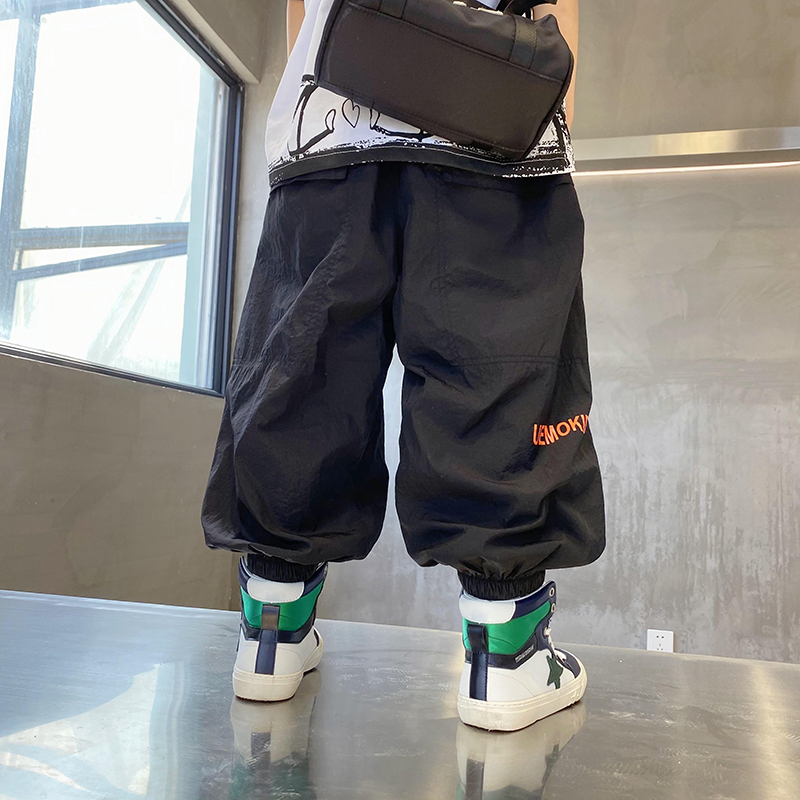 Boys Fashion Letter Printed Casual Pants