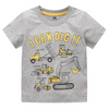 Boys Fashion T-Shirt Round Neck Cotton Fashion Cartoon Cool Print Short Sleeve Top