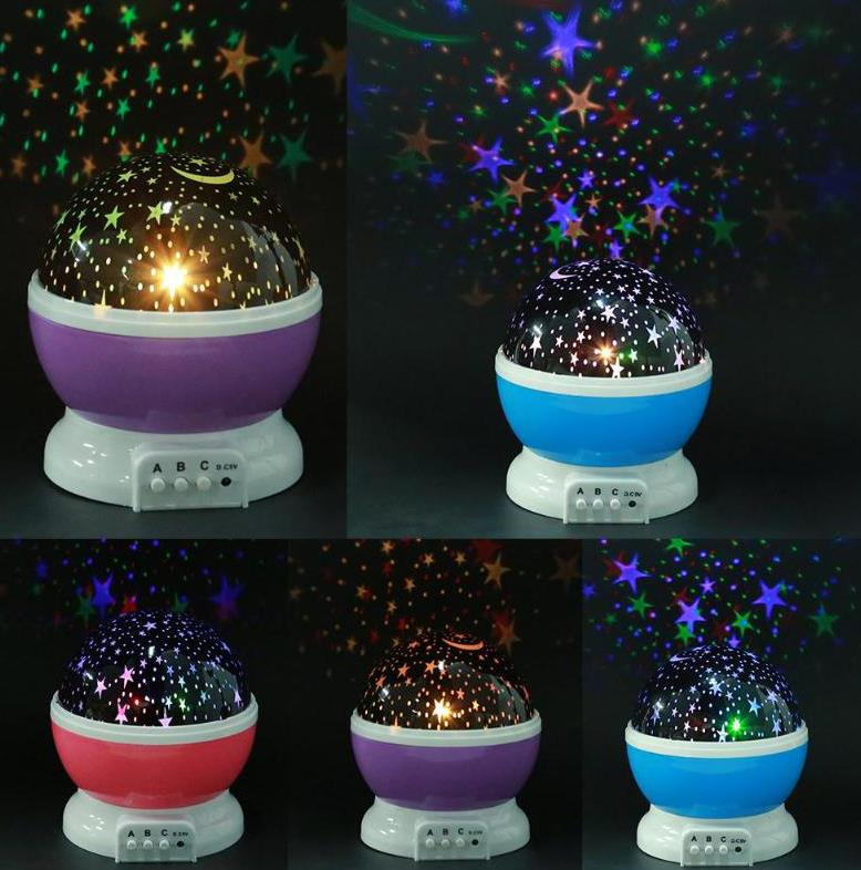 Romantic Starry Children Room Decorated Lights Projection Lamp