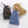 Boys Single Pocket Design Solid Color Casual Pants