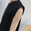 Men Solid Color Round Neck Tank Top