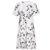 Chiffon Flower Printing Short Stretch Maternity Dress