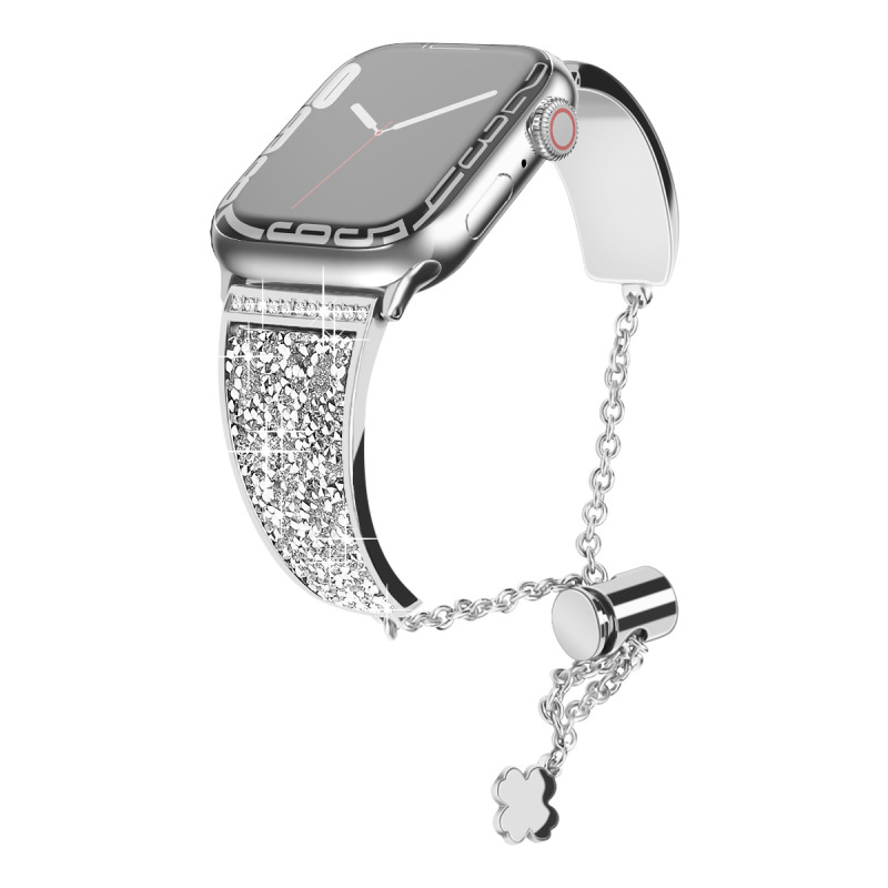 Fashion Diamond Adjusting Chain Apple Watch Band